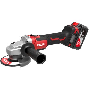 Машина шлифовальная аккумуляторная угловая бесщеточная DCK KDSM03-125, 18В, 125мм, 2*5а/ч, кейс.