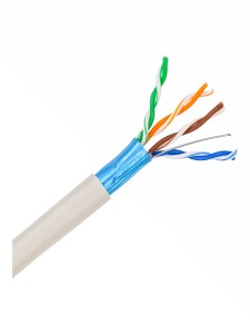 ITK Витая пара F/UTP кат.5E 4х2х0,52 solid PVC серый (305м) РФ/Т