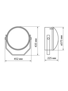 Прожектор ПЗМ-35 500 Вт IP23 Е40 УХЛ1 TDM