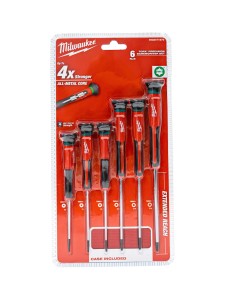 Набор_Отвертки для точной механики TORX (6 шт) в сумке, MILWAUKEE