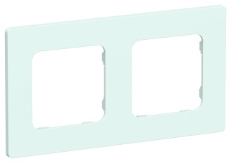 FLITE Рамка 2-местная РУ-2-К-ФлХЛ холодный лед IEK