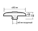 Светильник парковый PGL 05 60w 3000K BL IP65 Jazzway