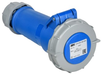 Розетка переносная ССИ-213 2P+PE 16А 200-250В IP44 IEK