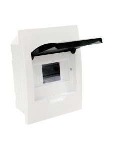 Корпус пластиковый ЩРВ-П-6 черн. прозр. дверь IP41 GENERICA