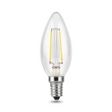 Лампа Gauss Filament Свеча 11W 810lm 2700К Е14 LED 1/10/50