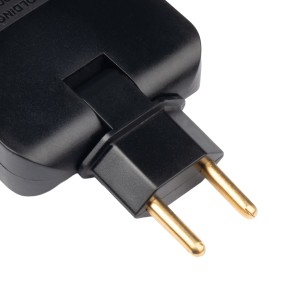 Разветвитель ФАZА FAS-2AC-bk тройник, черный