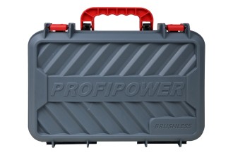 Аккумуляторный бесщеточный шуруповерт E0249 Комби PROFIPOWER BL-161C (16В, 40Нм, Li-ion 2шт, 2.0Ач, 2 скорости, 0.8-10мм, З/У, в кейсе)