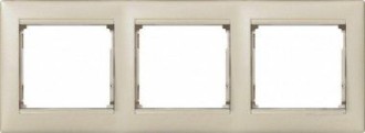 VALENA DIY Рамка 3-местная жемчужный