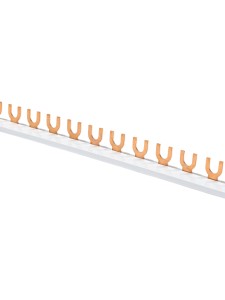 Шина соединительная типа FORK F-1L-210/10, 1Pх12, 10 мм2, 63A, L=210 мм (NVA)
