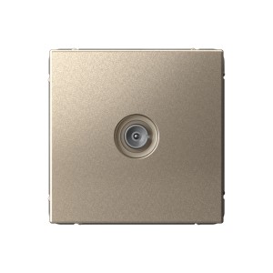 ARTGALLERY TV РОЗЕТКА оконечная 1DB, механизм, ШАМПАНЬ