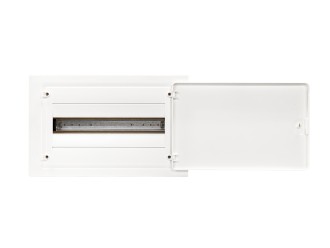 Щит скрытой установки 18 мест, винтовые клеммы, (257х426х72), IP-40 // Hager - Golf (Белая дверь)