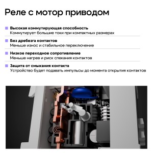 Реле напряжения и тока K5B2A с механически объединенным разрывом L и N 32А