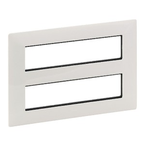 Valena Life - Рамка для модульных устройств Mosaic 2x4x2 модуля, белый (инд. упаковка)