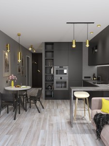 LIGHTING Светильник 4113 накладной под лампу GX53 золото IEK