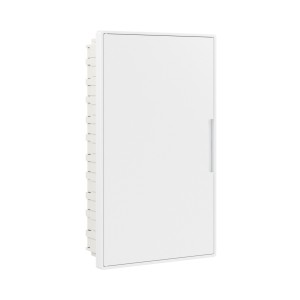 Щиток 36 мод встраиваемый  FRAME, белый, с белой дверцей, с 4 шинами PEN (2шт на 8 отв. и 2шт на 10отв.) DKC