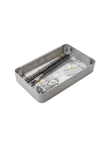 TEKFOR Корпус пластиковый КМПн-18 IP65 черная прозрачная дверь IEK