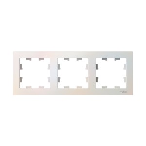 ATLASDESIGN 3-постовая РАМКА, универсальная, ЖЕМЧУГ