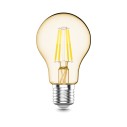 Лампа Gauss Basic Filament А60 4,5W 300lm 2200К Е27 golden LED 1/10/40