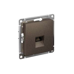 ATLASDESIGN РОЗЕТКА компьютерная RJ45 кат. 5e, механизм, МОККО