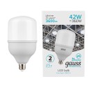 Лампа Gauss Elementary T120 42W 3600lm 4000K E27 LED 1/12