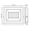 Прожектор светодиодный Gauss Elementary G2 100W 9490lm IP65 3000К черный 1/16