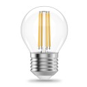 Лампа Gauss Filament Elementary Шар 12W 750lm 4100К Е27 LED