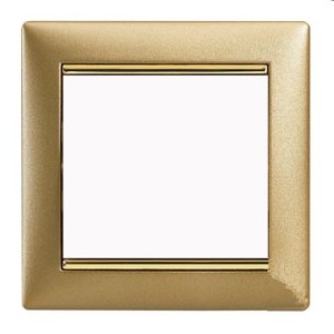 VALENA DIY Рамка 1-местная золото матовое