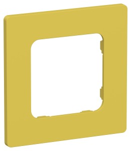 FLITE Рамка 1-местная РУ-1-К-ФлЖК желтый карри IEK