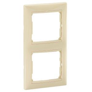 VALENA DIY Рамка 2-местная финиш слоновая кость