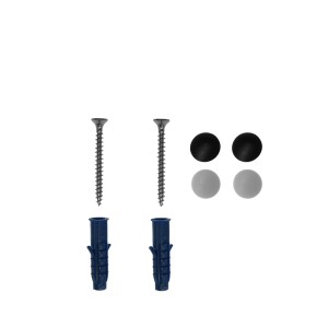 Полка для хранения 490x70мм, металлическая, настенная, черная REXANT