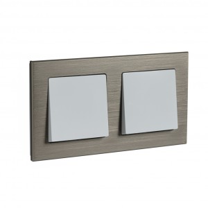 ATLASDESIGN NATURE 2-постовая РАМКА, МЕТАЛЛ ЛАТУНЬ