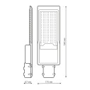 Светильник Уличный Gauss LED Avenue G2 IP65 546*170*67 120W 11000lm 3000K 190-250V КСС Ш 1/5