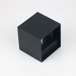 Фасадный светильник General GWL-G9-5-SQUARE-IP65 Черный Квадратный Лайтвэйв