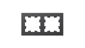 ATLASDESIGN 2-постовая РАМКА, универсальная, БАЗАЛЬТ