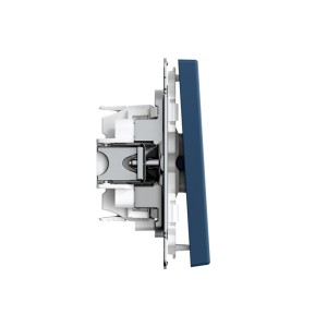 ARTGALLERY Перекрестный ПЕРЕКЛЮЧАТЕЛЬ, 10АХ, механизм, быстрозажим. клем., АКВАМАРИН