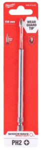 Насадка Milwaukee SHOCKWAVE PH2 150 мм (1 шт) 4932471565