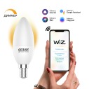 Лампа Gauss Smart Home С37 5W 470lm 2700К Е14 диммируемая LED 1/10/40