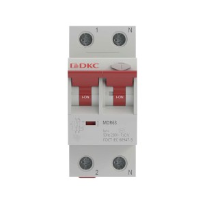 Дифавтомат YON max типа MDR, 1P+N, 30mA, 10A, хар-ка C, 10kA, тип А DKC