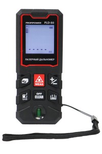 Дальномер лазерный E0269 PROFIPOWER 80 метров PLD-80