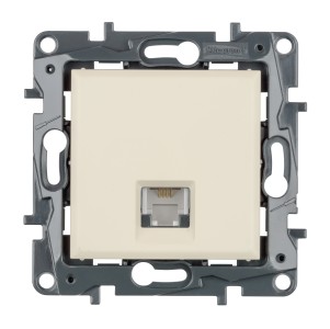 Structura - Розетка телефонная 1хRJ-11 4 конт. (сл.кость)