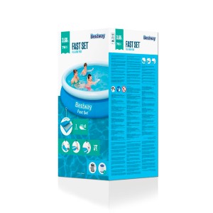 57274 Бассейн Fast Set 366х76см фильтр -насос 1249л/ч BESTWAY