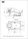 ССИ-515 16А-6ч/200/346-240/415В 3Р+РЕ+N IP44 MAGNUM вилка стационарная.ИЭК