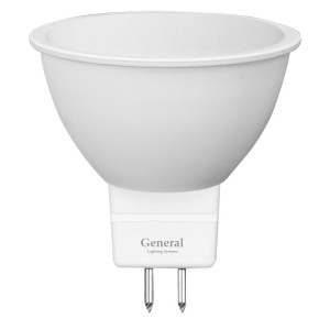 Лампа Светодиодная General GLDEN-MR16-10-230-GU5.3-6500 1/10/100