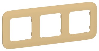 FLITE Рамка 3-местная РУ-3-А-ФлШм шамуа IEK