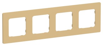 FLITE Рамка 4-местная РУ-4-К-ФлШм шамуа IEK