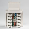 45X45 - коннектор RJ-45 cat 5e Keystone, UTP