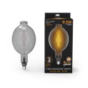 Лампа Gauss Filament BT180 8.5W 165lm 1800К Е27 gray flexible LED 1/2