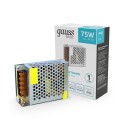 Блок питания Gauss Basic 12V 75W IP20 1/120