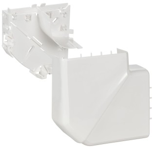 DLP Угол плоский 90град для кабель-канала 150х50мм белый