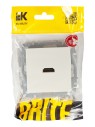 BRITE Розетка HDMI РHDMI-0-БрБ белый IEK